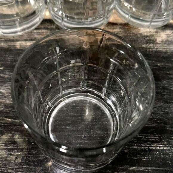 Set Of 3 Anchor Hocking Whiskey Glasses 3" Tall Clear Glass Tumblers - Picture 3 of 6